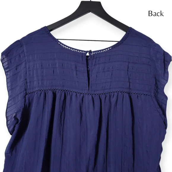 Sejour Women's Blouse Eyelet Design Size 2x - Picture 6 of 7